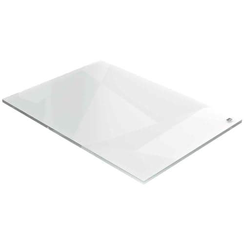 Image of Nobo Transparent Acrylic Mini Whiteboard Desktop Notepad, A4, Dry Erase, Frameless, Home/Office, 210 x 297 mm, Includes Marker Pen, Clear, 1915611