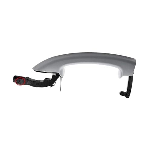 Image of YIJIAVSX Car Exterior Door Handles for VW for Touareg 2011-2017 Left Right Side Exterior Door Handle 7P6837205G 7P6837206G 7P6837205D 7P6837206D(Left)