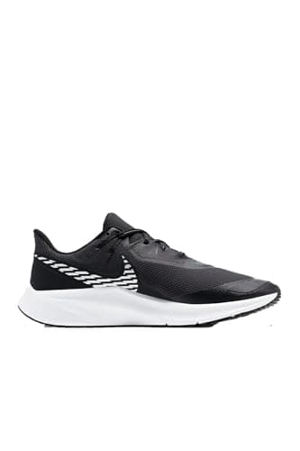 Image of NIKE Quest 3 Shield Mens Running Trainers CQ8894 Sneakers Shoes (UK 9.5 US 10.5 EU 44.5, Black Metallic Silver 001)