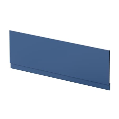 Image of Balterley Front Bath Panel Covering with Plinth 1800mm, MDF Bath Panels, Satin Finish, Straight Front Bathroom Panels for Bathtub, Water Resistant Side Panel for Bathroom Baths (Blue)