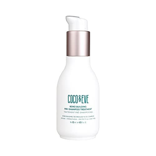 Image of Coco & Eve Bond Building Pre-Shampoo Treatment | Dry Damaged Hair Repair | Deep Conditioning Mask for Repairing Damage & Bonds | Helps with Hair Breakage (125ml)