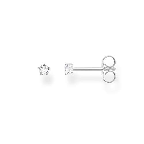Image of THOMAS SABO Single ear stud white stone small silver 925 Sterling Silver