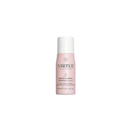 Image of Virtue Smooth Sulphate-Free Shampoo | Cleanses & Controls Frizz | Ideal for Curly Hair | Colour Safe | 60 ml