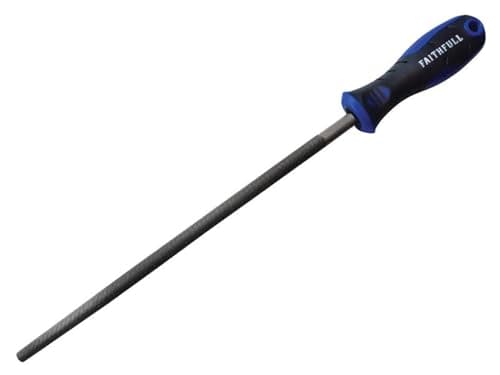 Image of Faithfull FAIFIRSC10 Engineers File Round Second Cut 250mm (10in)