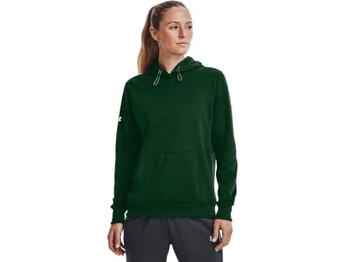 Image of Under Armour - Womens Armour Fleece Storm Hoodie, Color Forest Green (301), Size: X-Large