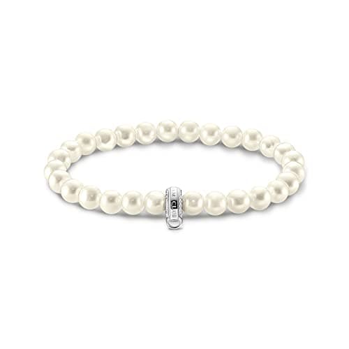 Image of Thomas Sabo Charm Bead Bracelet 925 Sterling Silver X0284-082-14-L17.5