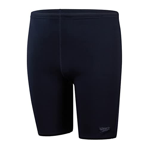 Image of Speedo Boys Endurance+ Jammer Swimming Trunks | Training | Chlorine Resistant | Quick Drying | Stretch Fabric | Comfort Fit, True Navy, 9-10