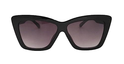 Image of London Design Cat eye Sunglasses - Womens Black Big Oversized Large Frames Ladies Fashion