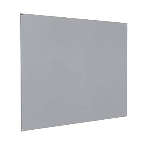 Image of Frameless Notice Boards - Felt Fabric - 1200mm x 900mm - Grey