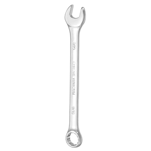 Image of sourcing map Combination Wrench 9/16" Open End 10-Degree Offset 12-Point Box End Double Ended Wrenches Spanners Tools for Household Automotive Machinery DIY Repair