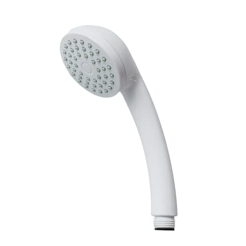 Image of Blue Canyon Alpha Single Mode Shower Head, High-Pressure Water Flow, Premium Plastic Shower Head for Bath with Anti-Blocking Nozzles, Universal Shower Spray, Easy to Install and Clean (White)