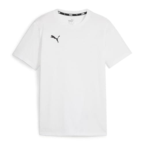 Image of Puma Unisex Teamgoal Casuals Jr Tee, Puma White-Puma Black, 152 EU
