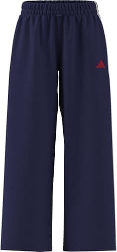 Image of adidas Women's Essentials 3-Stripes Woven Parachute Pants, Mystery Ink/White, S