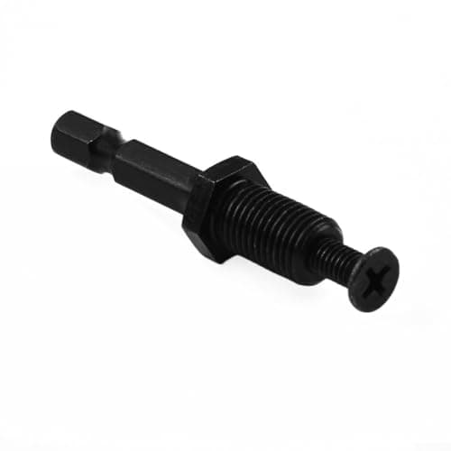 Image of For Drill Chuck Adapter 14 Hex Shank to 3/8 24UNF Male Thread Screw with Unique Locking Pieces for Secure Tool Holding During Work