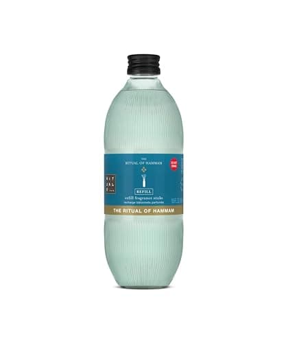 Image of RITUALS Reed Diffuser 1x Refill The Ritual of Hammam - Refills Twice – Fragrance Sticks with Eucalyptus and Rosemary - Purifying Home Fragrance - 1x 500ml