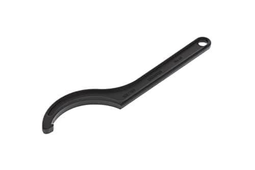 Image of GEDORE Hook spanner with lug, for Slotted nuts, AF 120-130 mm, Tip dia. 5 mm, Ratchet spanner, 40 120-130