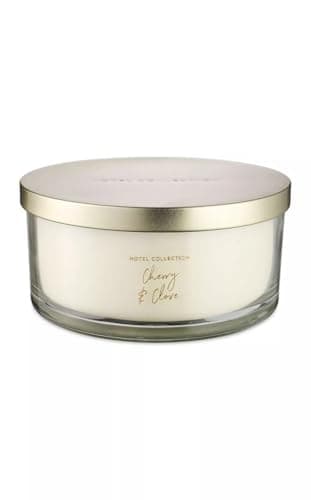 Image of Aldi | Hotel Collection Scented Candle - Cherry & Clove - 4 Wicks | 1500g [Imperfect LID]