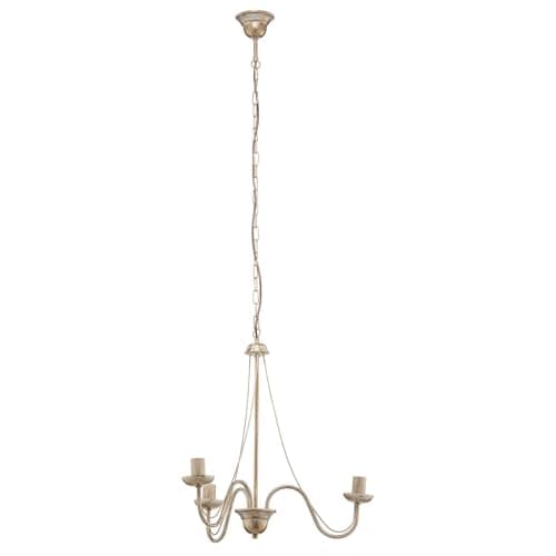 Image of Helam Malbo Multi Arm Pendant Ceiling Light White, Gold 60cm