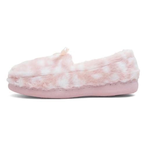 Image of The Slipper Company Womens Pink Moccasin Slipper - Size 7 UK - Pink