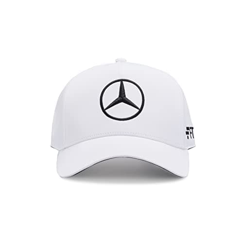 Image of Mercedes AMG Petronas Formula One Team - Official Formula 1 Merchandise Collection - George Russell 2022 Team Cap - White - Size: One Size
