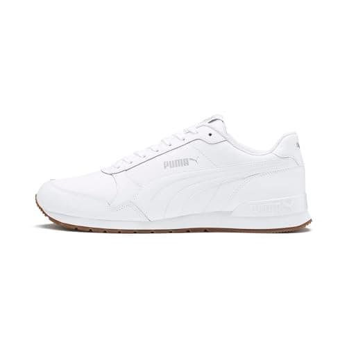 Image of PUMA Unisex St Runner V2 Full L Sneaker, White Puma White Gray Violet, 9 UK
