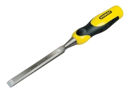 Image of STANLEY 18mm Dynagrip Chisel with Bevel Edge and Strike Cap, 0-16-877