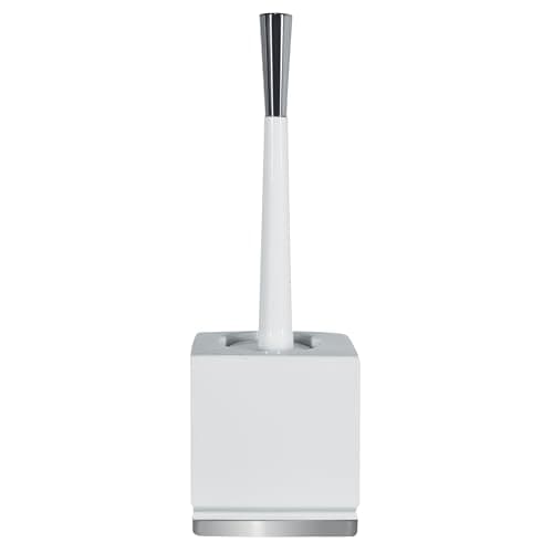 Image of Spirella 10.17971 Porcelain Roma Toilet Brush, White/Silver