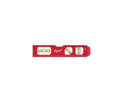 Image of Milwaukee 7 in. Aluminum Magnetic Compact Torpedo Level 3 Vial