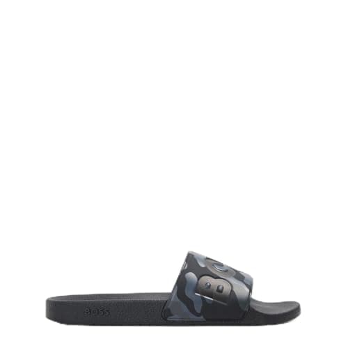 Image of BOSS Mens Sliders Pool Shoes Black/Camo 031 10