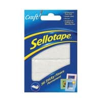 Image of Sellotape Sticky Fixers Permanent 12mmx25mm (56 Pack) 1445423