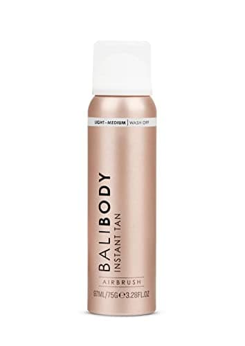 Image of Bali Body Instant Tan Light-Medium | Skin Perfecting Aerated Spray, Instantly Flawless Airbrushed Bronzed Finish | Soothing for All Skin Types | Vegan, Cruelty Free, Australian Made (97 ml/3.28 fl oz)