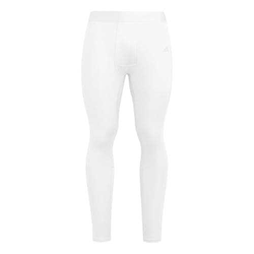 Image of adidas Men's Techfit Long Tight Men, White, M