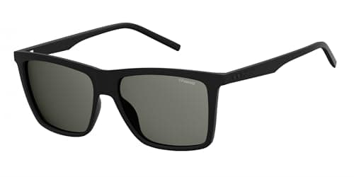 Image of Polaroid Pld 2050/s 807/M9 BLACK Sunglasses Men's Polycarbonate, Standard, 55