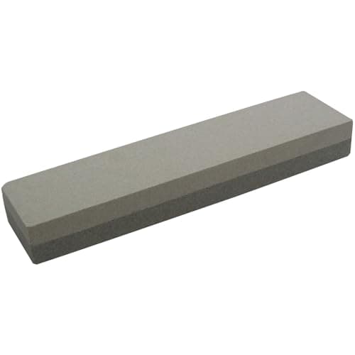 Image of Combination Sharpening Stone 200mm (8 Inch) Dual-Grit Oil Stone for Sharpening Knives, Chisels, Plane Blades & Garden Tools Heavy-Duty Bench Stone for Workshop & DIY Professional Tool Sharpener.
