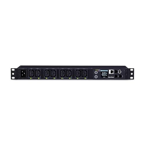 Image of CyberPower PDU81005 Metered-by-outlet PDU, Single Phase, 16 Amps, 8 IEC C13, Vertical/Horizontal