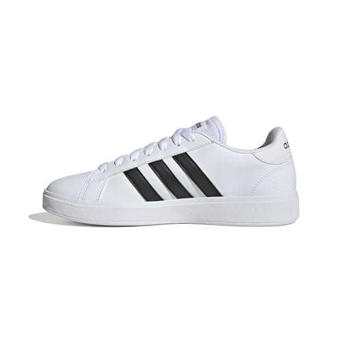 Image of adidas Women's Grand Court TD Lifestyle Court Casual Shoes, Cloud White/Core Black/Cloud White, 4 UK