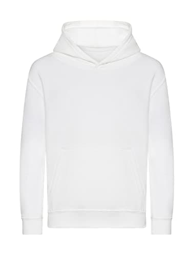 Image of AWDis Just Hoods JH201J Kids Organic Hoodie - Arctic White - 1-2 Years