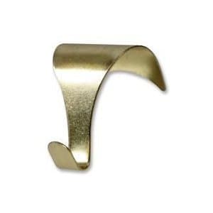 Image of Brass Rail Picture Hook Pack of 10 + Brass Picture Wire 6m