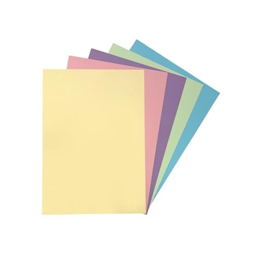 Image of Pack of 250 A4 Assorted Pastel Coloured Card 160gsm Sheets