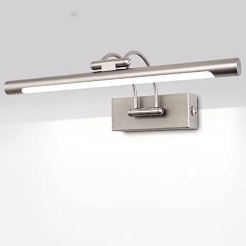 Image of MantoLite Dimmable LED Bathroom Wall Light 8W 40CM Cabinet Picture Lights Adjustable Nickel Wall Sconce Hotel Bedside 3000K/4500K/6000K Reading Lamp Display Lamps