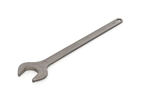 Image of GEDORE Single Open-Ended Spanner 105 mm with Hanging Hole High-Quality Vanadium Steel Anti-Glare Look Steel Grey According to DIN 894