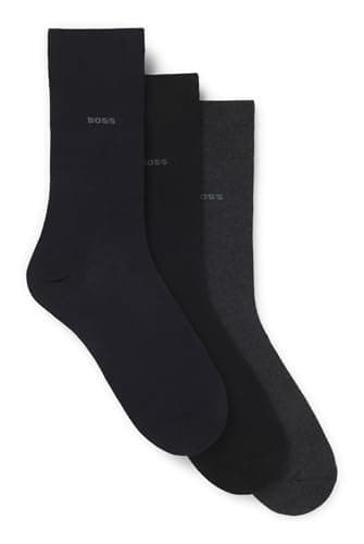 Image of BOSS Mens 3p Rs Uni Cc Socks, Open Miscellaneous961, 5.5-8 UK