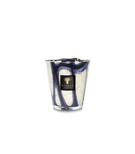 Image of Baobab Collection Luxury Candle Stones Lazuli Scent (Cardamom, Sea Salt, Musk) - 4 to 7 Wicks, Crafted in EU (MAX 16)