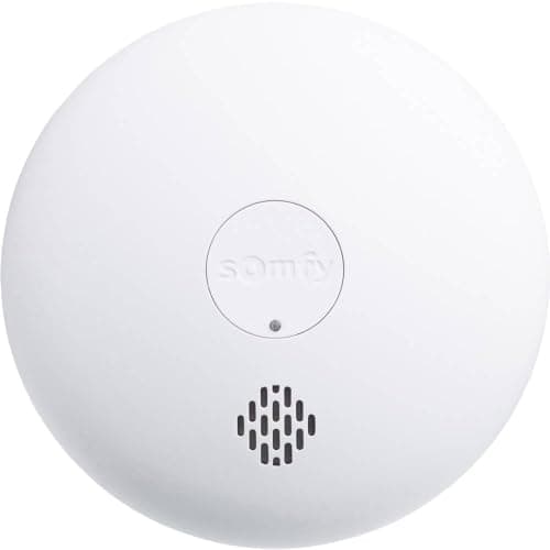 Image of Somfy 1870289 - Connected Smoke Detector , Siren 85dB , Compatible Somfy Home Alarm, Somfy One