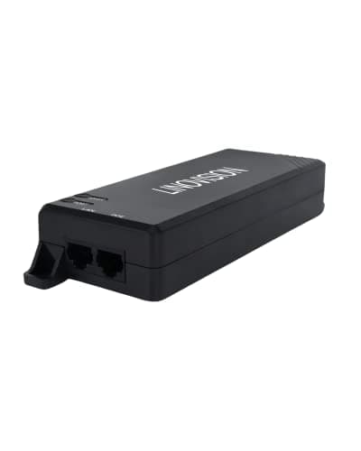 Image of LINOVISION Gigabit 90W Passive POE Injector, Single Port PoE Injector, 10/100/1000Mbps Hi-POE Midspan, POE Power Injector for PTZ Camera, VoIP Phone