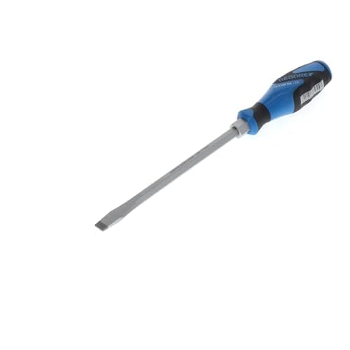 Image of GEDORE Screwdriver slotted with striking cap, Screwdriver, 3-component handle, length 320 mm, Tool, 2154SK 12