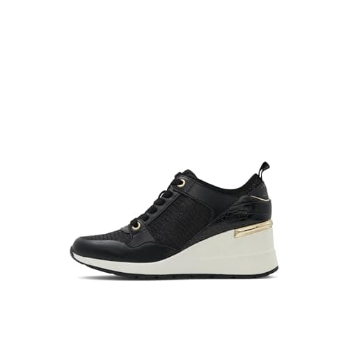 Image of Aldo Women's Kourtt Sneaker, Black, 7 UK