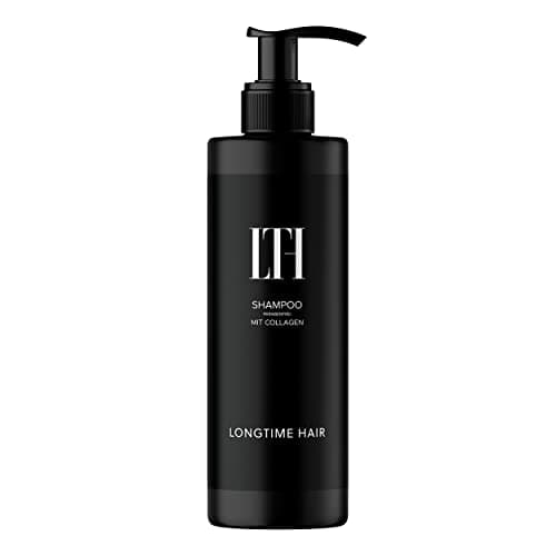 Image of Longtime Hair® Extensions Shampoo I Hair Shampoo with Collagen and Heat Protection I 200 ml I Hair Care for Own Hair and Real Hair Extensions I Vegan and Paraben Free I Made in Germany