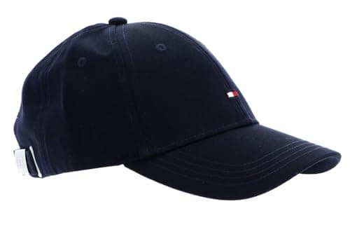 Image of Tommy Hilfiger Kids’ Unisex Small Flag Baseball Cap, Blue (Space Blue), L-XL