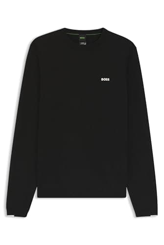 Image of BOSS Mens Crew Neck Jumper Black XL